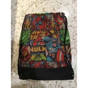 Marvel comics draw string backpack